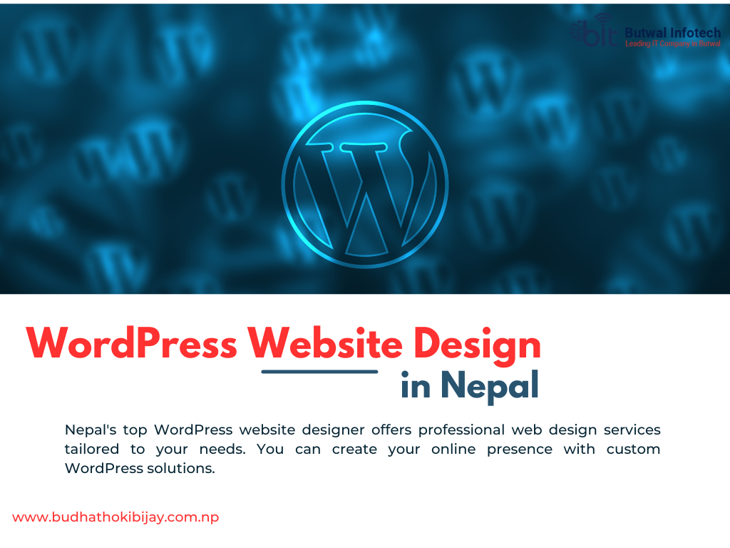 WordPress website designer in Nepal